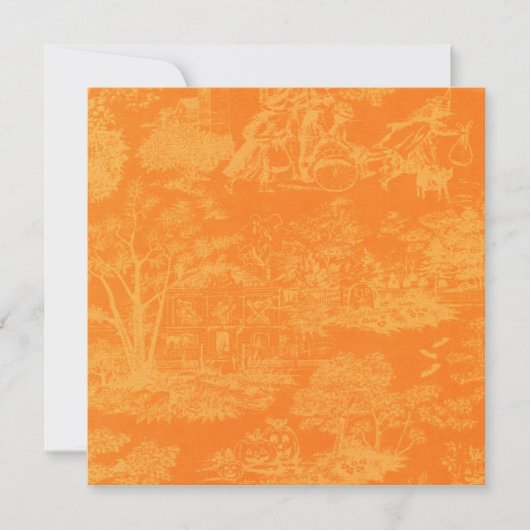 Invitation d'Halloween Vintage (Devant)