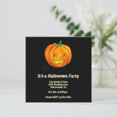 Invitation d'Halloween Vintage (Debout devant)