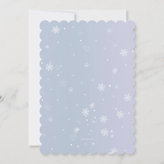 Invitation d'hiver (Dos)