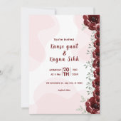 Invitation d'hiver Conception de carte Silver Desi (Devant)