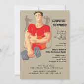 Invitation d'homme de muscle (Devant)