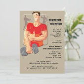 Invitation d'homme de muscle (Debout devant)