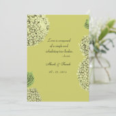 Invitation d'hortensia de Taupe (Debout devant)