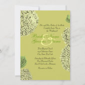 Invitation d'hortensia de Taupe (Dos)