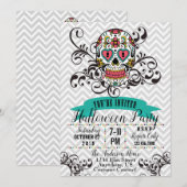 Invitation Dia de los Muertos (Devant / Derrière)