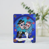 Invitation Dia de Los Muertos (Debout devant)