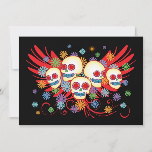 Invitation Dia de los Muertos 5x7 (Devant)