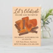 Invitation Dia De Los Muertos Calabaza en Tacha Mexicaine Com (Debout devant)