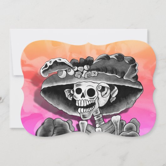 Invitation Dia de los Muertos Calavera (Devant)
