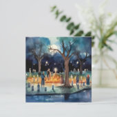 Invitation Dia de los Muertos "Cimetière des Souvenirs Sacrés (Debout devant)