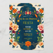 Invitation 💀🎉Dia de los Muertos Fiesta Afterlife (Devant / Derrière)