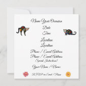 Invitation Dia De Los Muertos - Jour des Morts (Dos)