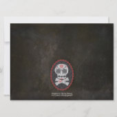 Invitation Dia De Los Muertos Journée de l'Invitation du Part (Dos)