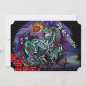 Invitation Día de Muertos Horse (Devant)