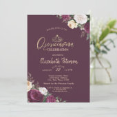 Invitation Diadème Fleurs de Bourgogne (Debout devant)