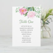 Invitation Diagramme d'allocation des places de mariage, plan (Debout devant)