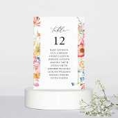 Invitation Diagramme d'assises Spring MultiColorFloral