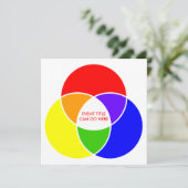 Invitation diagramme de venin de couleur (Debout devant)