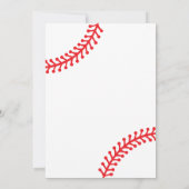 Invitation Diamant de baseball, Fête des mariées de la meille (Dos)