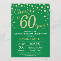 Diamant du 60e anniversaire de la surprise verte e