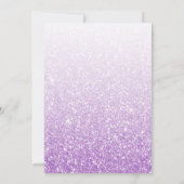 Invitation *~* Diamant Ombre violet Parties scintillant Maria (Dos)
