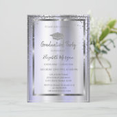 Invitation Diamants Casquettes argentés (Debout devant)