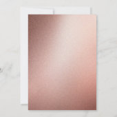 Invitation Diamants d'argent en or rose 50e anniversaire (Dos)