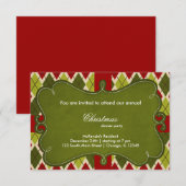 Invitation Diamants de Noël (Devant / Derrière)