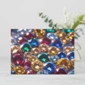 Invitation Diamants De Toutes Couleurs (Debout devant)