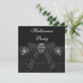 Invitation Diamants du crâne et bijoux d'araignée (Debout devant)
