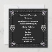 Invitation Diamants du crâne et bijoux d'araignée (Dos)