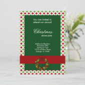 Invitation Diamants du dîner de Noël (Debout devant)