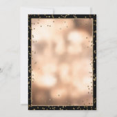 Invitation Diamants Élégants et Stylés, Cadre Mariage Anniver (Dos)