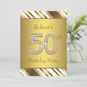 Invitation Diamants et Or 50e anniversaire (Debout devant)