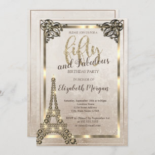 Invitation Diamants Tour Eiffel, Frontale 50e anniversaire