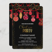 Invitation Diamants Vintages de Noël (Devant / Derrière)