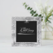 Invitation Diamond Cravate Noire (Debout devant)