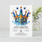 Invitation Diamond Custom Prince Crown Anniversaire (Debout devant)