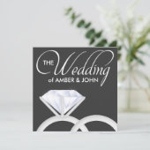 Invitation Diamond Mariage Rings (Noir) (Debout devant)