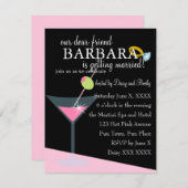 Invitation Diamond Martini (Devant / Derrière)