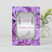 Invitation Diamond Music Note, Stiletto & Lilac Rose 60e (Debout devant)
