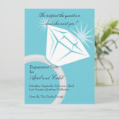 Invitation Diamond Ring Bling (Debout devant)