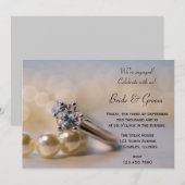 Invitation Diamond Ring et Pearl (Devant / Derrière)