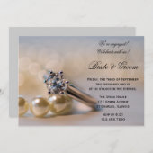 Invitation Diamond Ring et Pearl (Devant / Derrière)