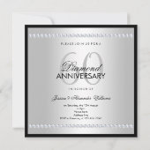 Invitation Diamonds 6e anniversaire de Mariage (Dos)