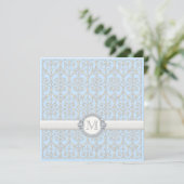 Invitation Diamonds & dentelle, Wedding shower des couples (Debout devant)