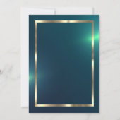 Invitation Diamonds Gold Grad Casquette Green Graduation (Dos)