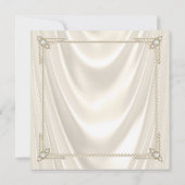 Invitation Diamonds Pearls Satin Rose Princess Baby shower (Dos)