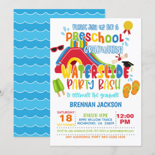 Invitation Diapositive préscolaire - Garçon