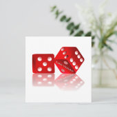 Invitation Dice Las Vegas (Debout devant)